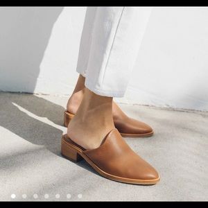 Soludos Venetian Mules, Tan Leather